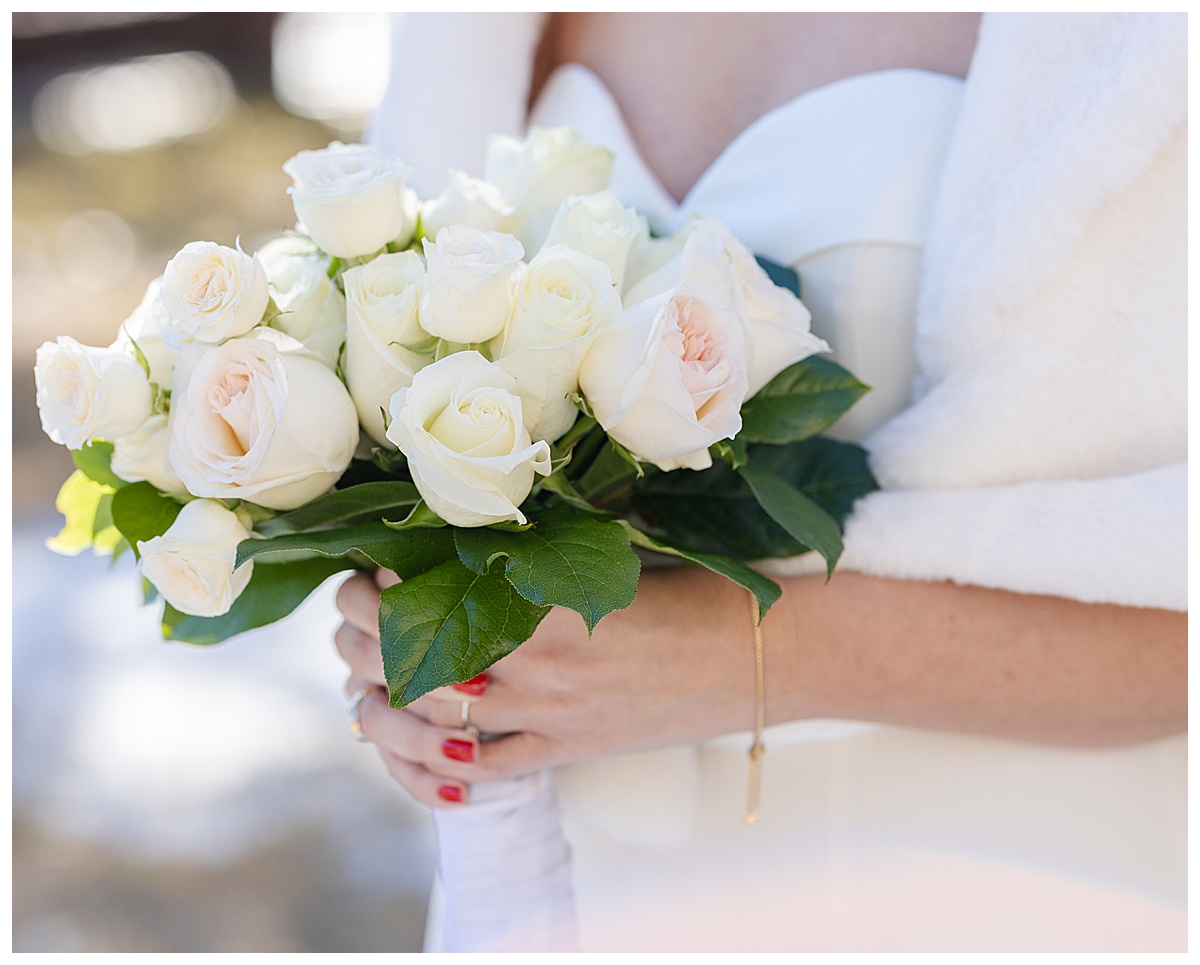 Classic Winter White Charleston Wedding