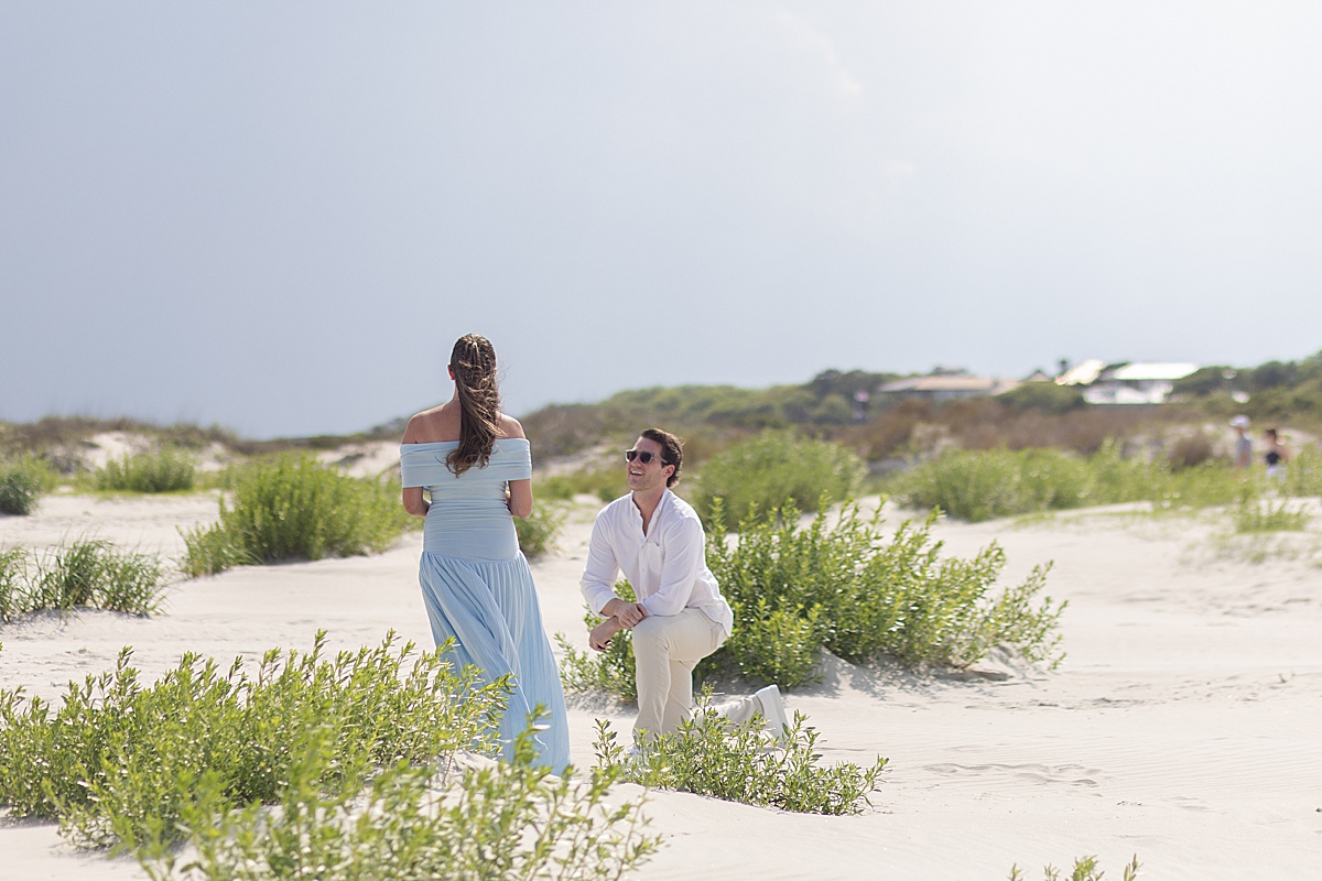 Sullivan's Island Beach Proposal near Charleston